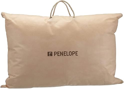 Penelope Thermolite Easy Care Serisi Yastık 50x70 cm,%100 Mikrofiber Kumaş, Elyaf Dolgulu, Nefes Alabilir, Yan ve Sırt Üstü Yatış Destekli, Beyaz 700 g.