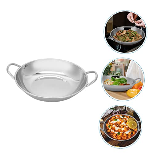 Wok japonés de acero inoxidable pack x3 23x22x5 cm miniatura 3