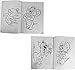 Hanna-Barbera Tom and Jerry Coloring and Activity Book Set (2 Books ~ 96 Pages)