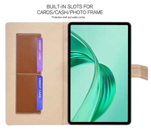 Image of TGK Flip Case Cover for Honor Pad X8a 11 inch Tablet with Stylus Holder (Brown)