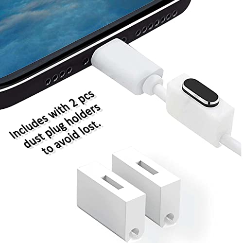 Fanoshon 4 Pack Anti Dust Plugs Black Charging Port Plugs Compatible with iPhone 14 Pro Max 13 12 11 Mini Plus iPad Airpods, Metal Covers Protectors Prevent Your Charger Port from Dust/Lint/Water/Lost by Fanoshon - Used condition - Image 5
