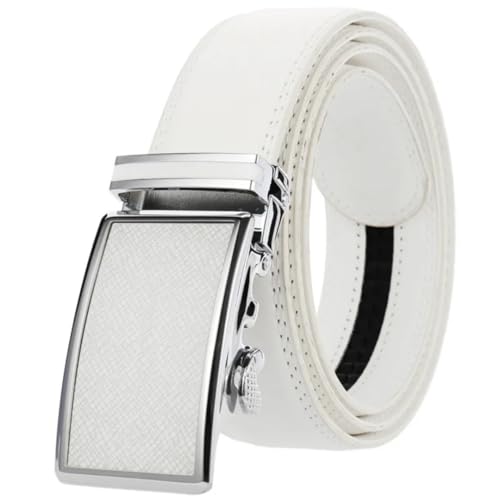 Men's Four Seasons Solid Color Belt Alloy Automatic Buckle Business Casual Belt4