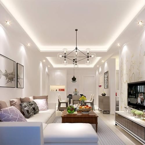 Luces LED GX53 empotrables de 9W Cenei para iluminación interior de armarios 7
