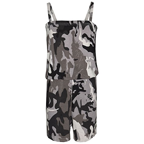 Playsuit designer camouflage enfants filles de 5 à 13 ans