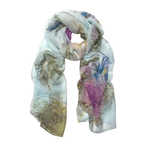 Humble Hilo Pattern Chiffon Scarf Sheer Lightweight Headband Accessory for Women2