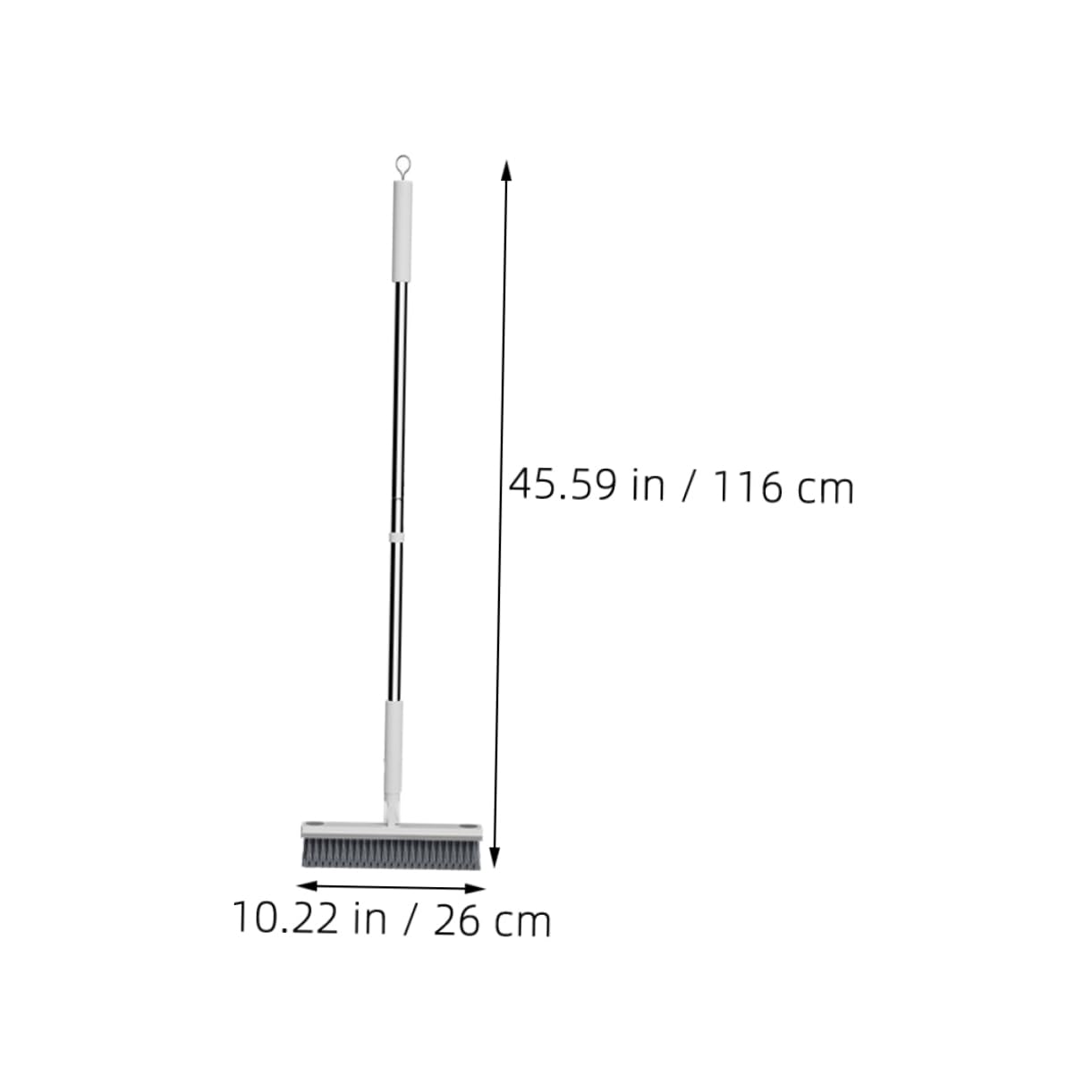 FOMIYES Multifunctional Rotatable Long Handle Cleaning Brush Indoor Floor Cleaning Broom for Dust and Debris Ideal for Kitchen Bathroom and Camping Color