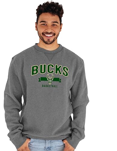 Sudadera gris NBA unisex de felpa con cuello redondo suave talla M de algodon 2