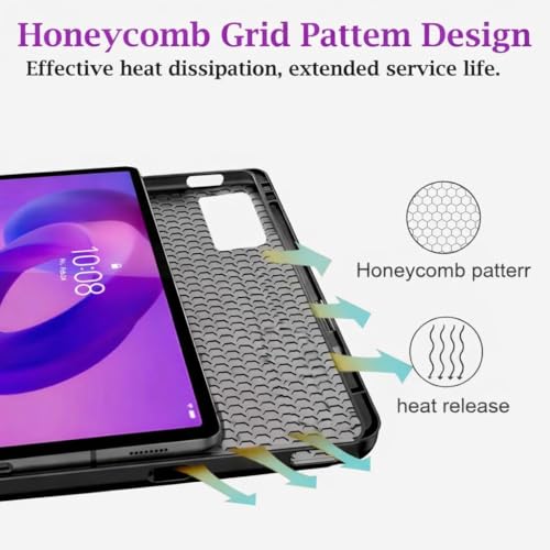 Image of ProElite Cover for Lenovo Idea Tab Plus 12.1 inch 2025 Case Cover, Deer Smart Flip Case Cover for Lenovo Idea Tab Plus 12.1 inch 2025 Tablet with Pen Holder, Coffee