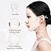 COMNICO 5pcs Reusable Silicone Facial Mask Cover, 3D Moisturizing Face Wrap Holder Prevent Evaporation Falling Ear-Hook Loops Skincare Beauty Skin Mask Spa Tool (Transparent)