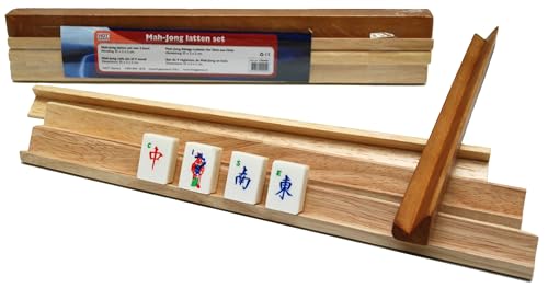 Set de 4 soportes para fichas de Mah Jong de 40 cm miniatura 1