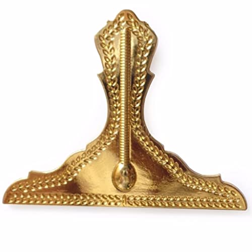 Bricks Masons Senior Warden Blue Lodge Officer Collar Jewel - Gold Metal