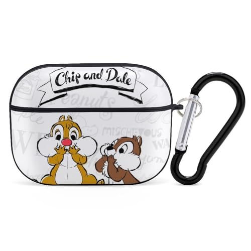 �`�b�v�ƃf�[�� �A�j�� AirPods Pro2 �P�[�X 2022�N9������ �V�� �G�A�[�|�b�Y �v��2�P�[�X AirPods Pro ��2���� �P�[�X �J���r�i�t�� �����h�~ �S�ʕی� �ϏՌ� ������� �v���[���g Black-style-13 ad28