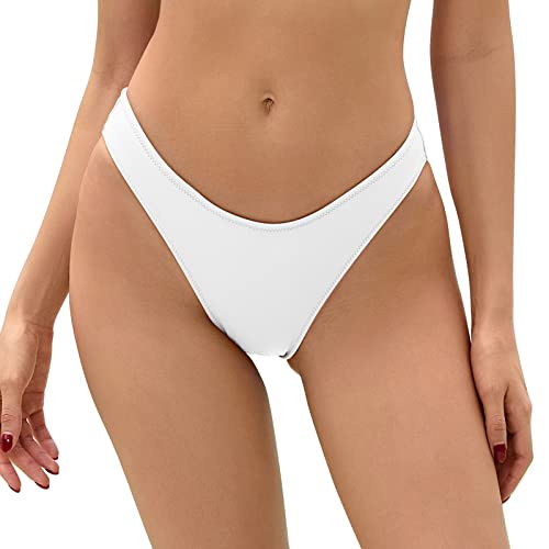 Bellecarrie Damen Freche brasilianische Bikinihose Low Rise High Cut...