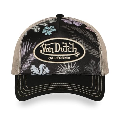 Casquette Trucker TropicalDutch Von Dutch pour homme et femme avec visiere arrondie