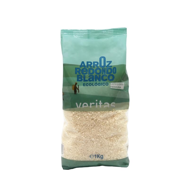 Veritas arroz redondo blanco 1kg ecológico