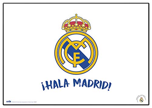 Vade Real Madrid, Hala Madrid - Tapete escritorio - Vade escolar multifuncional | Vade escritorio -...