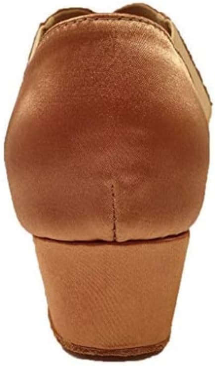 [HIPPOSEUS] 女性用足指出しダンスシューズローヒールラテンサルサパフォーマンスシューズ,Model YC