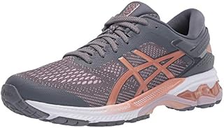 ASICS Women's Gel-Kayano 26 Running Shoes, 7.5M, Metropolis/Rose Gold