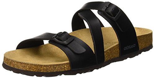 Grunland Sara, Chaussures de Plage & Piscine Femme, Noir (Nero Nero), 36 EU Cover