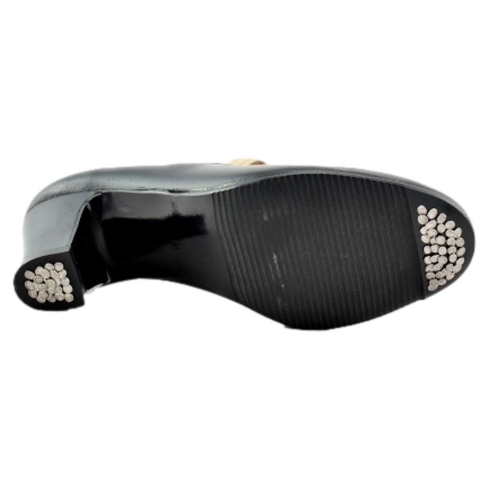 Pasos de baile - Zapatos para Baile con puntillas y Tira elástica. Academia Flamenco y sevillanas. 644986 Cuero
