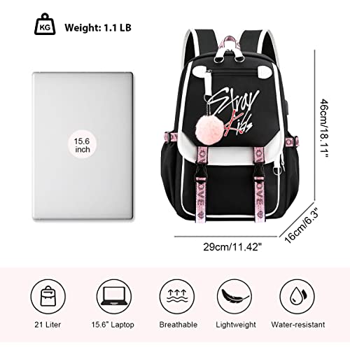Casual Backpack Laptop Backpack, Women 15.6 Inches College Laptop Bag Travel Outdoor Daypack Bags Vintage Daypacks for Women 11.8 in * 8.26 in * 17.3 in (HFR07)3