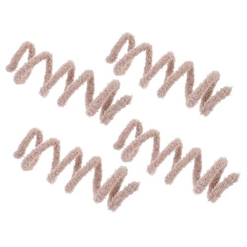BESPORTBLE 1set Chenille Stems DIY Craft Supplies Fluffy Twisted Sticks for Crafts Creative Material for Educational Projects Safe and Assured Making Essentials 4pcs
