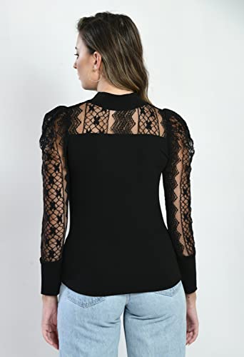Image of IUGA Women's Western Cotton Net Long Sleeve Stylish Tops for Women /Girls (110)