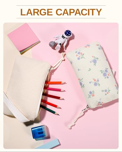 Image of HowFly Corduroy Kids Backpack 3-in-1 Set 15 inch with Lunch Box School Bag | Corduroy 3-in-1 set for elementary middle school, 15-inch backpack, insulated lunch bag, pencil case, back to school gift