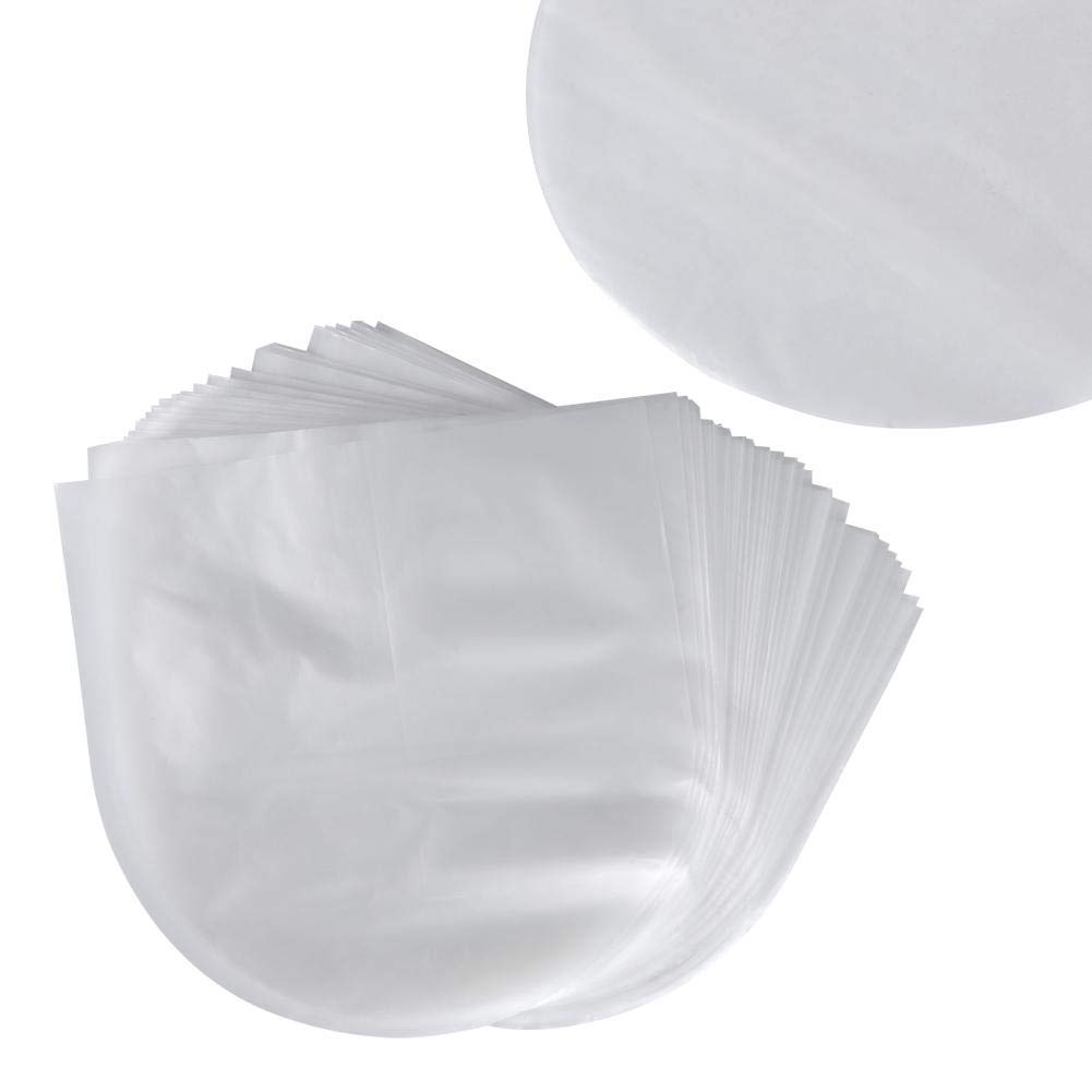 Hakeeta Sac de Protection de Disque Vinyle 50 pièces Anti-Cendres Résistance aux Rayures 12 Pouces LP/LD