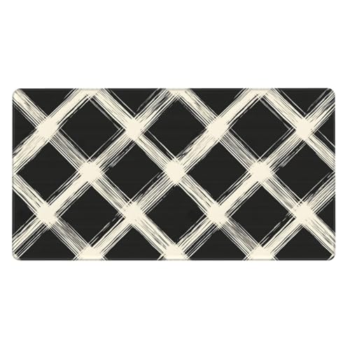 Tapis de souris pour ordinateur portable grand format anti-glisse