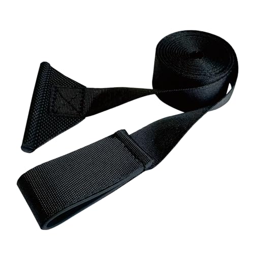 SHADEPLUS RV Awning Pull Straps 96 Inches Long Upgraded RV Camper Awning Parts Pull Down Straps Fits for Universal RV/Travel Trailer/Camper Awning Patio Awning Pull Straps (1 Units) Black
