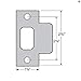 Kwikset 83028-15 Satin Nickel Door T Strike