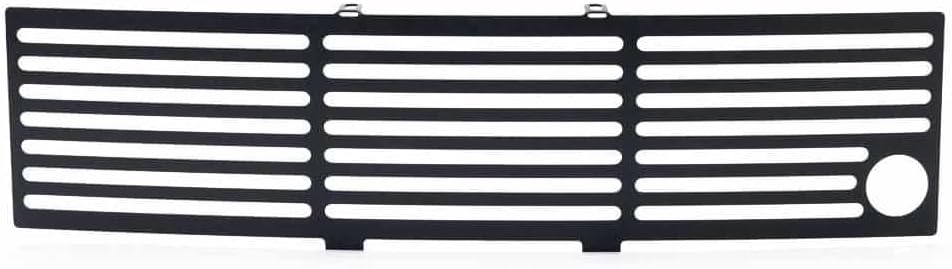 Putco 87182FP Stainless Steel Black Grille Insert with Heater Plug Opening for Ford EcoBoost