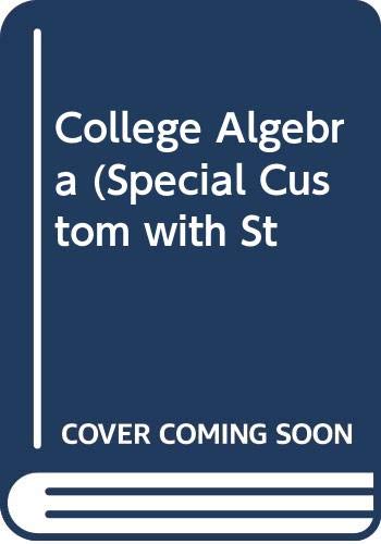 College Algebra Special Seventh Edition With St... 061877629X Book Cover