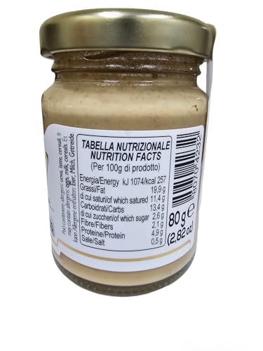 Centro Tartufi Molise Gourmet White Truffle Sauce (Crema Al Tartufo Bianco) 80g (2.82oz) Ideal for Pasta dishes and as a spread on sandwiches| PRESERVATIVE FREE- 100% ITALIAN PRODUCT image 5