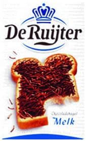 Deruyter Chocoadehagel Melk(Milk Chocolate Sprinkles), 14 Oz Boxes (Pack of 8)