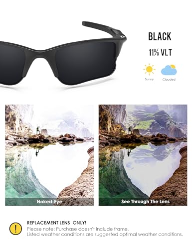 Image of BLAZERBUCK Replacement Lenses & Sock Kit for Oakley Half Jacket 2.0 XL OO9154 Sunglass
