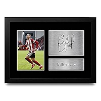 AUTOGRAFATO JIMMY HAGAN Sheffield United 1950s Autografo Calcio Marchio
