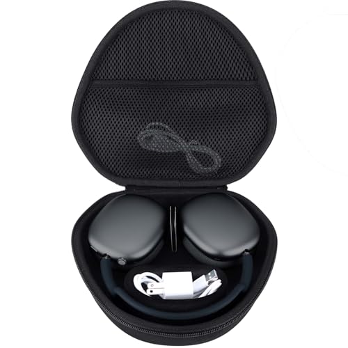 RIYADAone Twarde etui kompatybilne ze słuchawkami nausznymi Apple AirPods Max (Midnight)