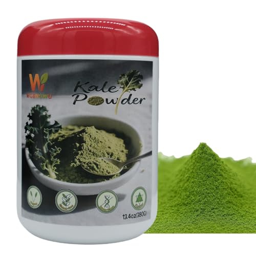 Premium Organic Kale Powder, 13.4oz | Freeze-Dried Greens for Smoothies, Baking & Juices | Nutrient-Dense Super food Powder | Pure Leafy Green Supplement