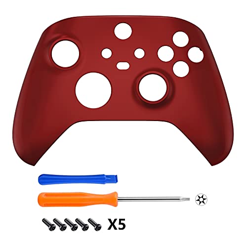 eXtremeRate Scarlet Red Replacement Shell for Xbox Series X & S Controller - Personalized Upgrade - Soft Touch Grip Custom Gaming Case Faceplate for Xbox Core Controller by eXtremeRate - Image 3