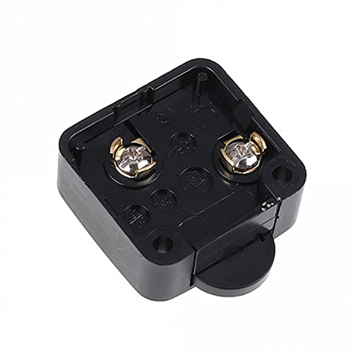 Door Contact Switch Cabinet Switch Contact Switch 2A 250V Chest Switch Door Switch for Furniture Door Furniture Switch Button Light Switch Black - Image 2