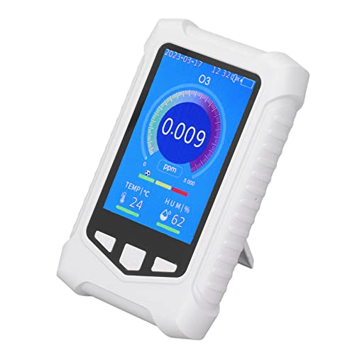 Ozonmessgerät Detektor Luftqualitätsdetektor USB Aufladung Luftqualitätsmonitor 3,5in LCD-Display