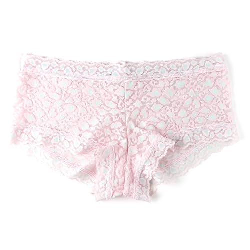 Image of hanky panky - Daily Lace Boyshorts | Women's Underwear, Soft Stretch Fit Panties, Cotton Blend | Sizes (XS-XL), 3 pack