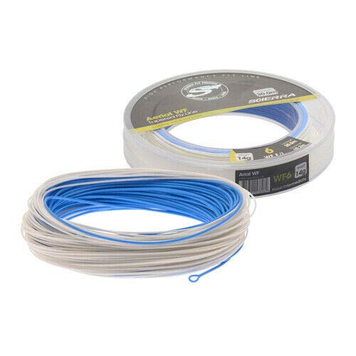 Scierra Seda Mosca Null Aerial Float/Intermediate Null - Blanc-Bleu, 30, 8, Intermediary