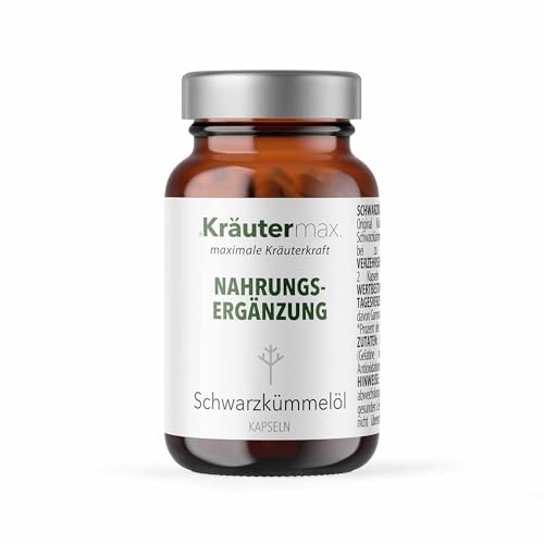 Schwarzkümmelöl Kapseln | Ägyptisches Schwarzkümmelöl in Kapseln Hochdosiert | Ohne Zusatzstoffe | 1 x 90 Stück