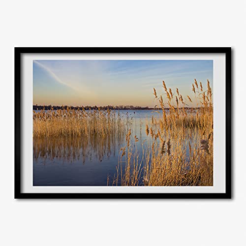 Cadre 70x50 cm Tulup pour habiller un mur vide avec le tableau moderne Watercane