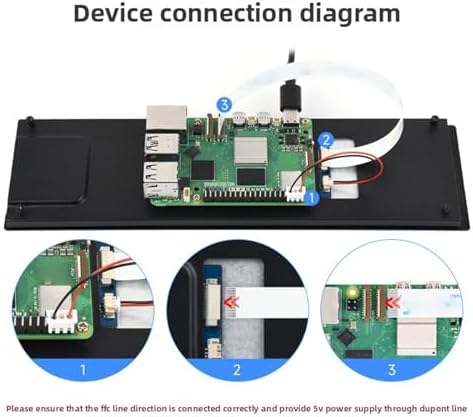Yoidesu 8.8in DSI Touch Screen for Rasp Pi, Vertical Oriented LCD Display, 480x1920 Full Lamination Panel, Backlight DSI Capacitive Touch Display for Interactive Projects - 2
