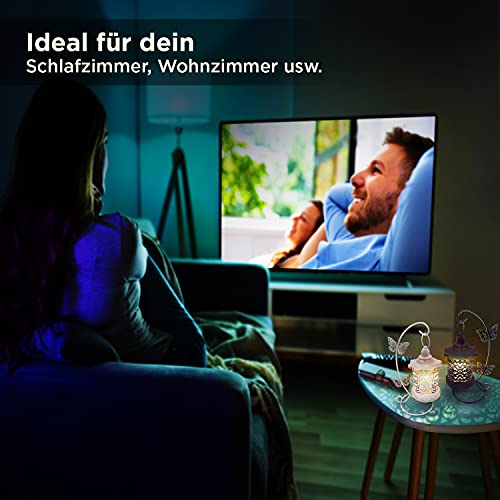 PROLUXE® Kandelaar vogelkooi decoratie zwart & wit 2-delig - elegant & stijlvol design - premium kwaliteit kooi kandelaar van hoogwaardig metaal - set van 2 geschenkartikelen decoratie vintage - Image 6