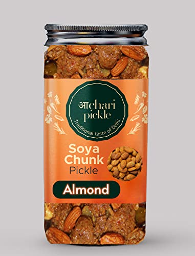 Soya Chunk With Almond Pickle I Home Made Soya Pickle With Badam (400Gm) Taste Bhi Health Bhi ||Ghar Ka Achar |Soyabean Badam Ka Achar I (Vegetarians Ka Chicken/Mutton Pickle) #TOP2
